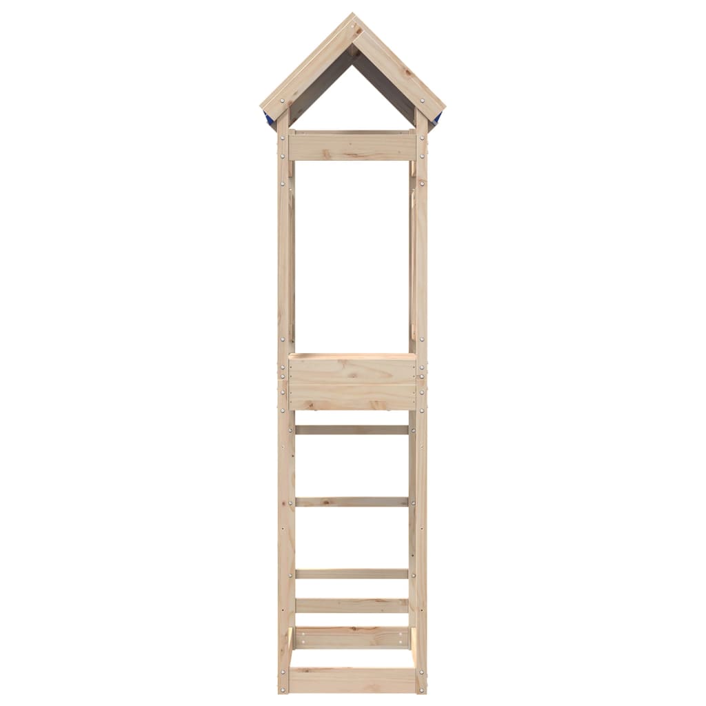 vidaXL Play Tower 85x52.5x239 cm Solid Wood Pine