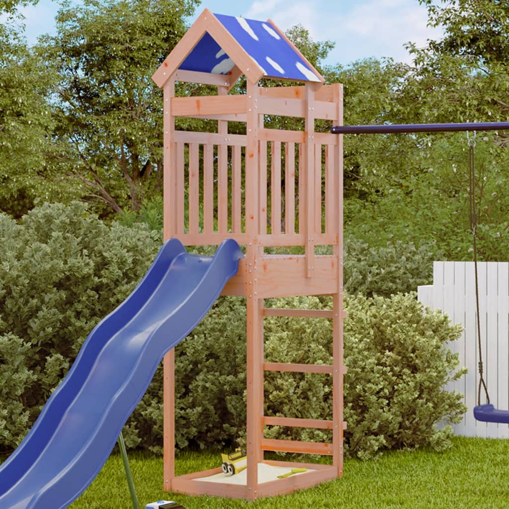 vidaXL Play Tower 85x52.5x239 cm Solid Wood Douglas Fir