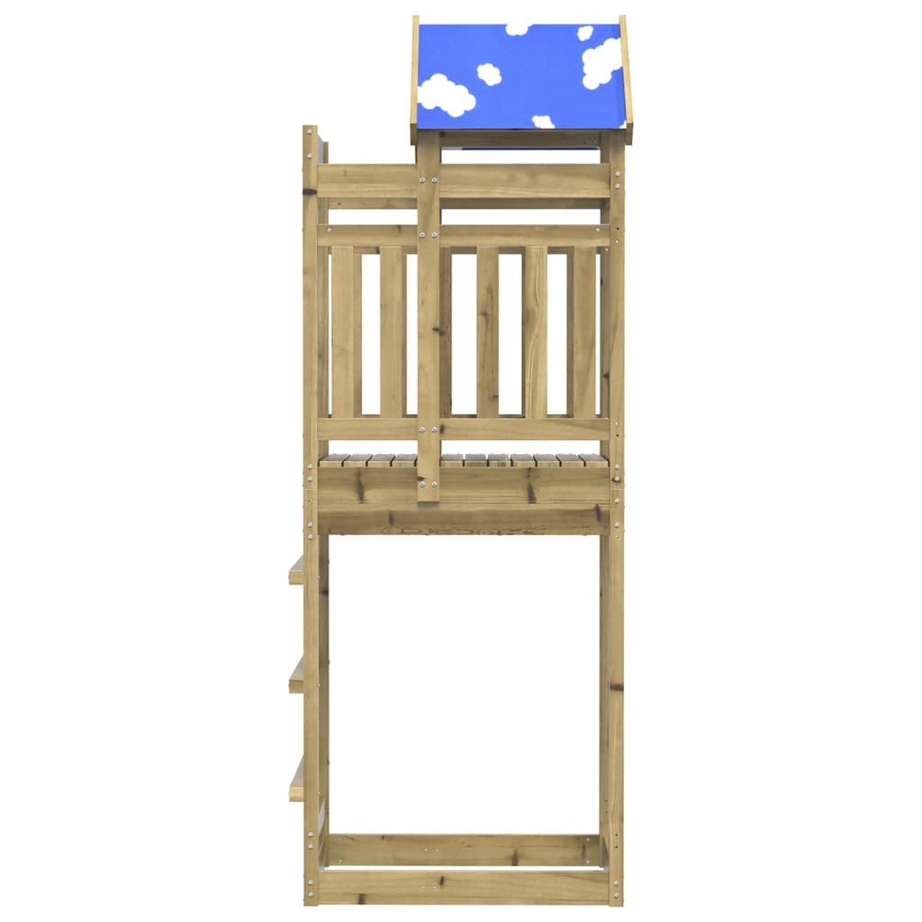 vidaXL Play Tower 85x52.5x239 cm Impregnated Wood Pine