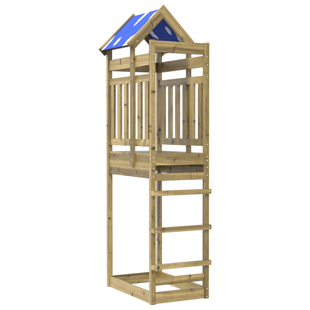 vidaXL Play Tower 85x52.5x239 cm Impregnated Wood Pine