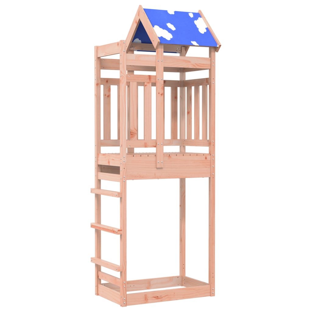 vidaXL Play Tower 85x52.5x239 cm Solid Wood Douglas Fir