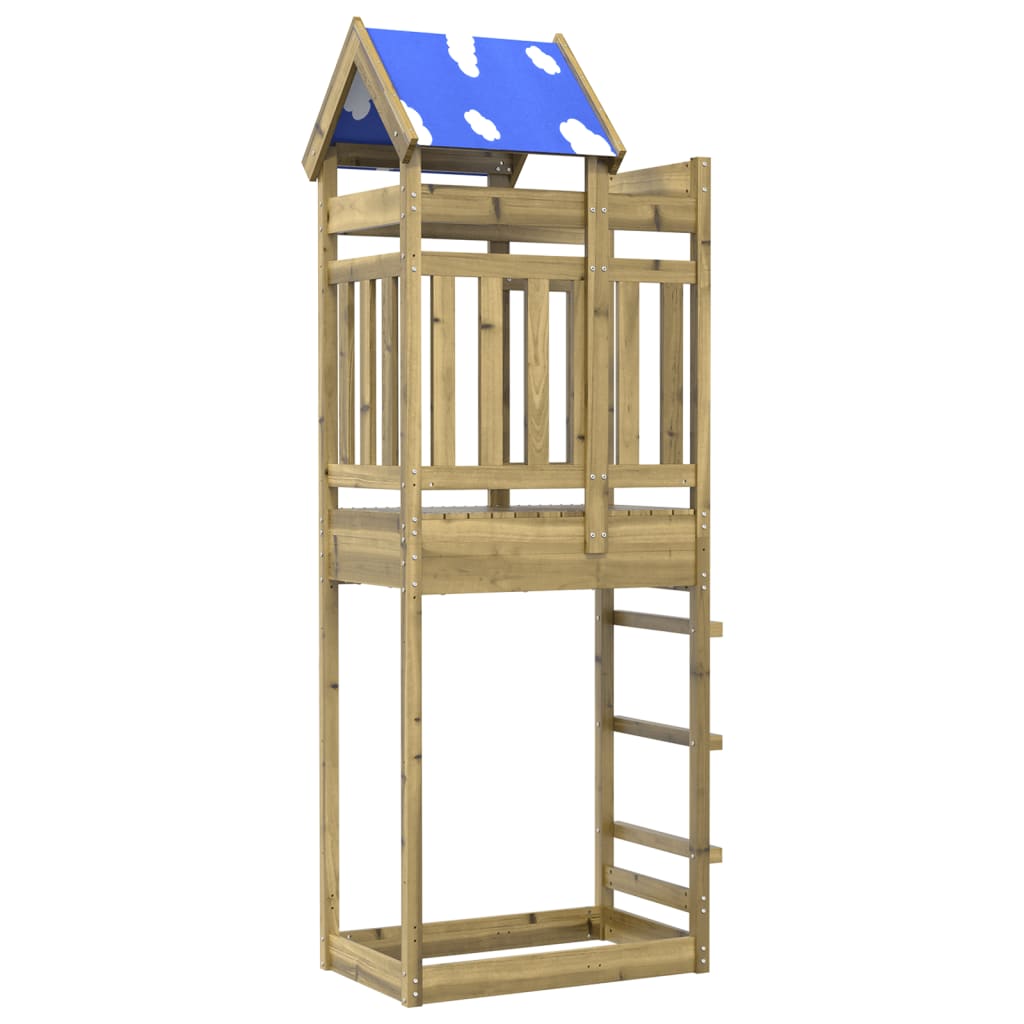 vidaXL Play Tower 85x52.5x239 cm Impregnated Wood Pine