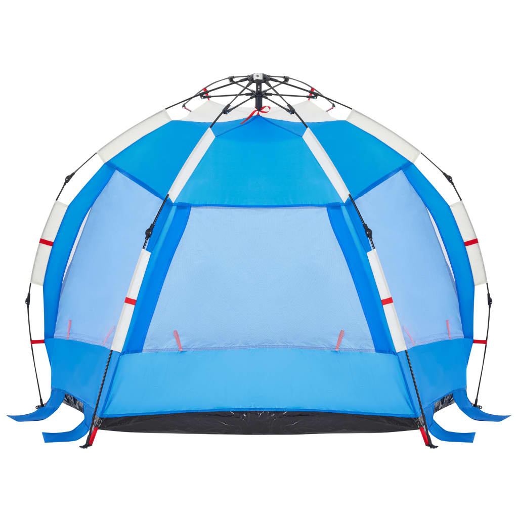 vidaXL Beach Tent 2-Person Azure Blue Quick Release Waterproof