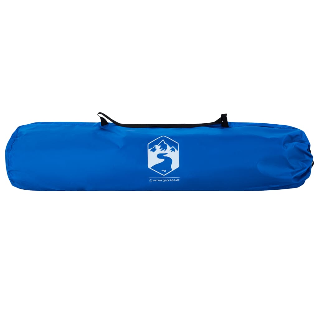 vidaXL Beach Tent 2-Person Azure Blue Quick Release Waterproof