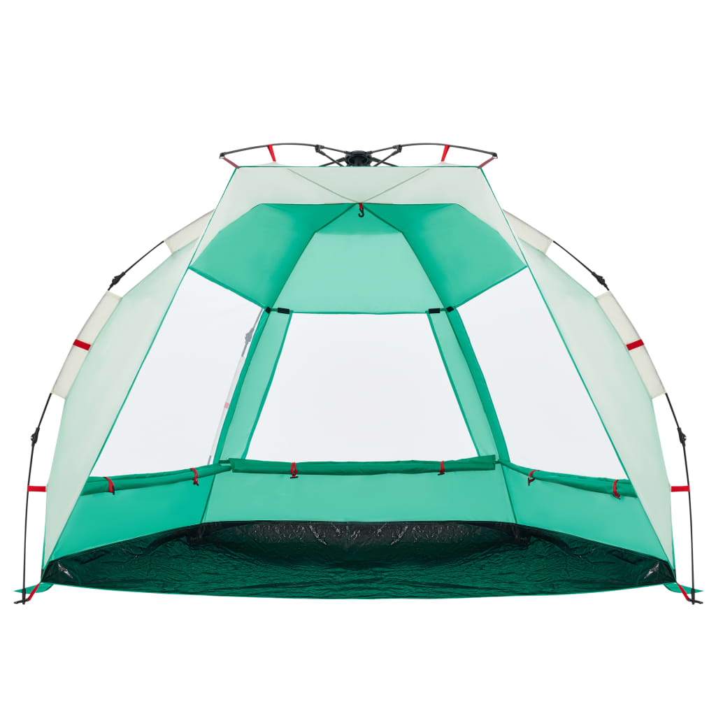 vidaXL Beach Tent 2-Person Sea Green Quick Release Waterproof