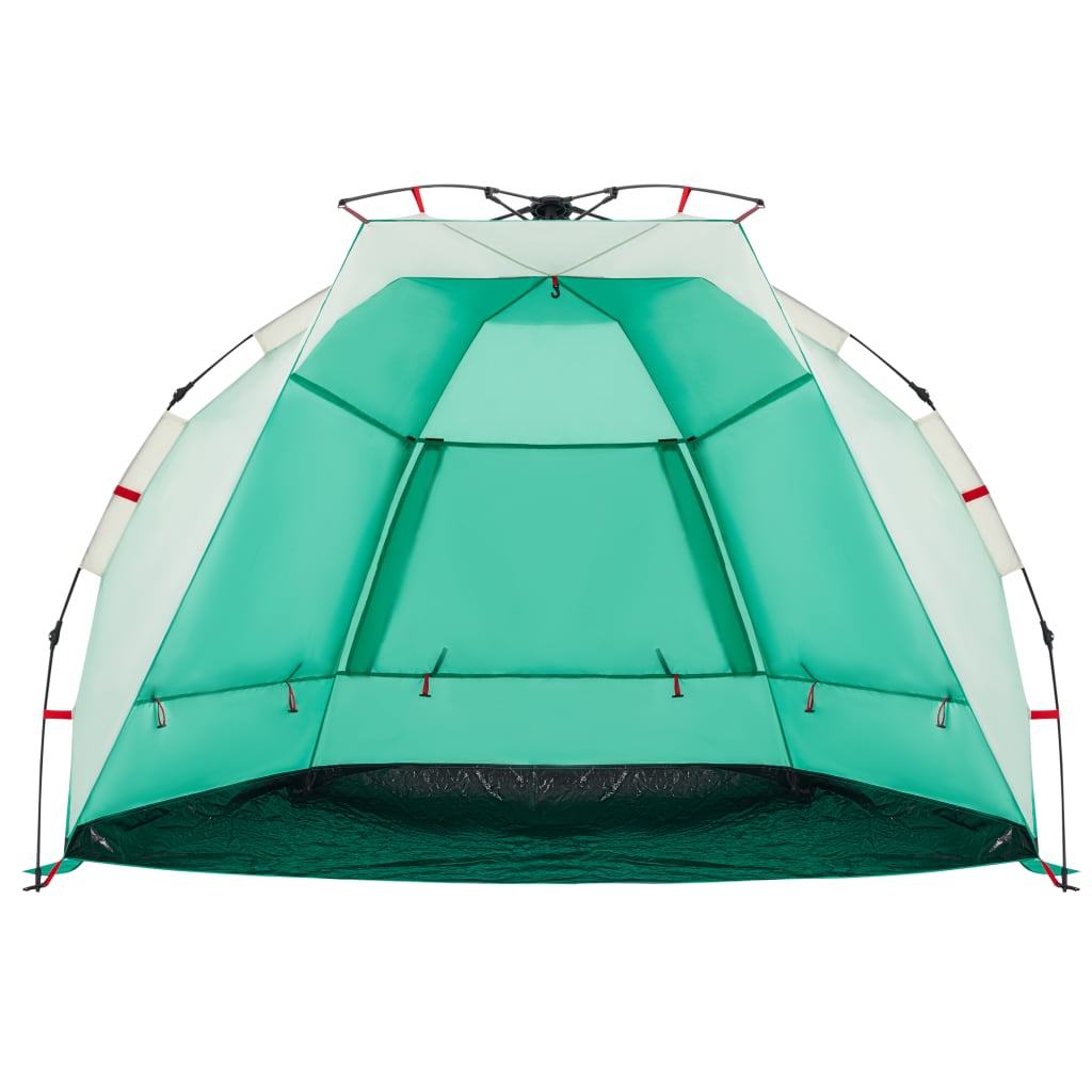 vidaXL Beach Tent 2-Person Sea Green Quick Release Waterproof