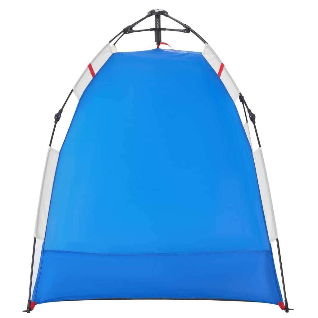 vidaXL Beach Tent 2-Person Azure Blue Quick Release Waterproof