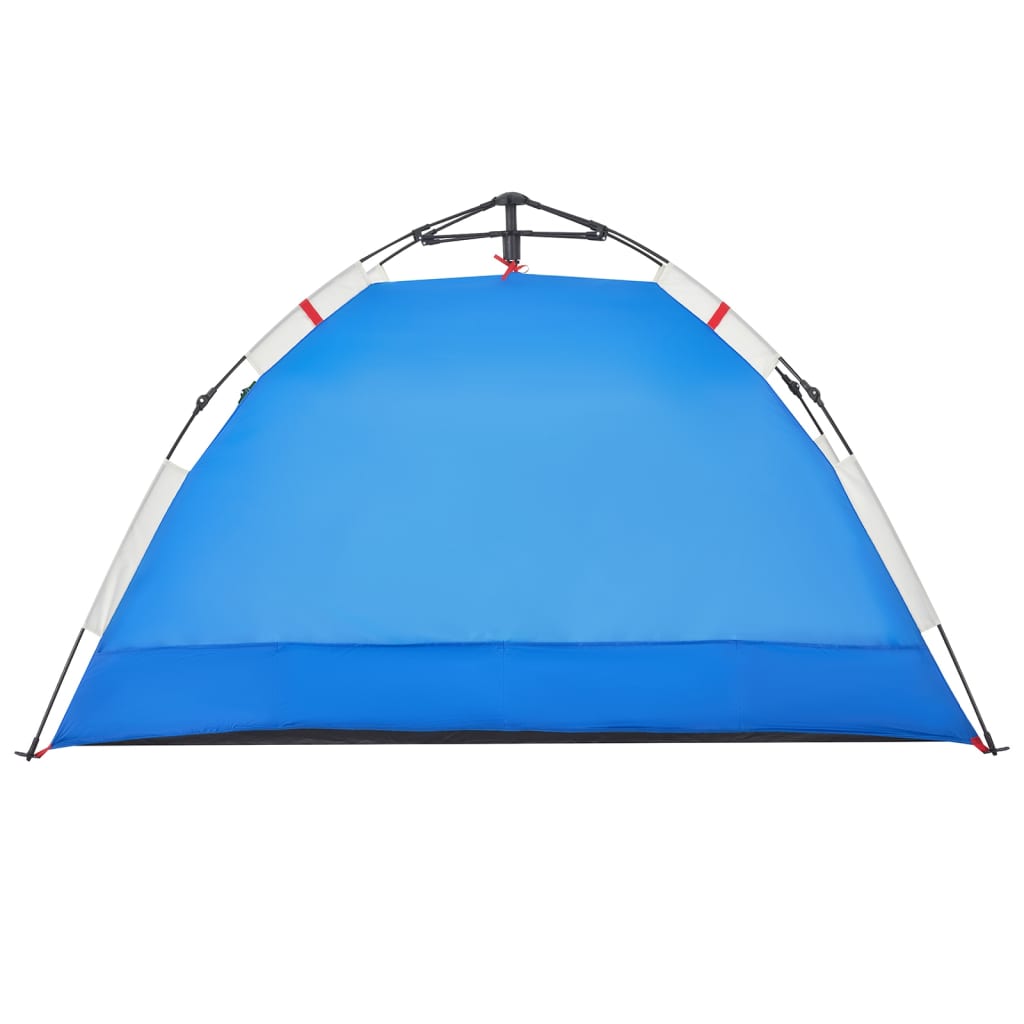 vidaXL Beach Tent 2-Person Azure Blue Quick Release Waterproof