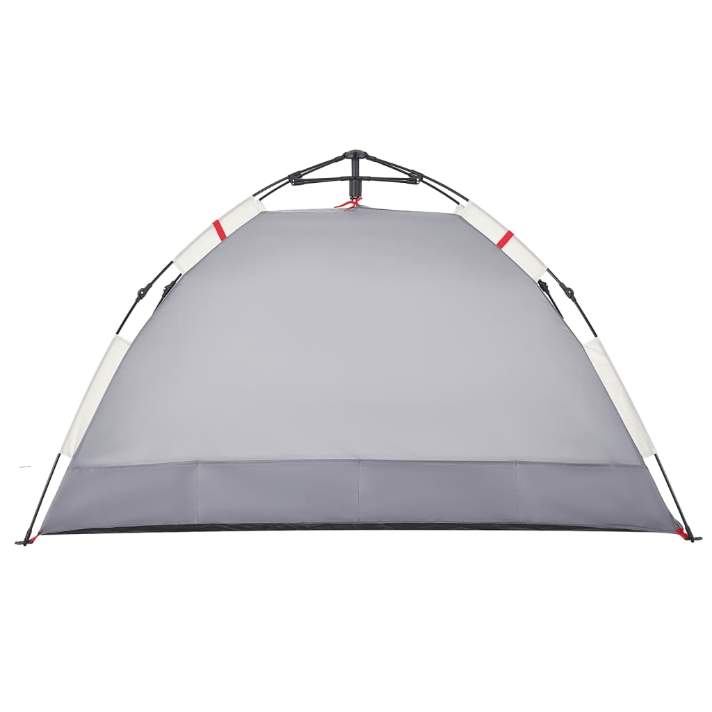 vidaXL Beach Tent 2-Person Grey Quick Release Waterproof