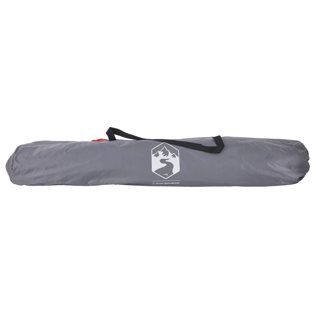 vidaXL Beach Tent 2-Person Grey Quick Release Waterproof