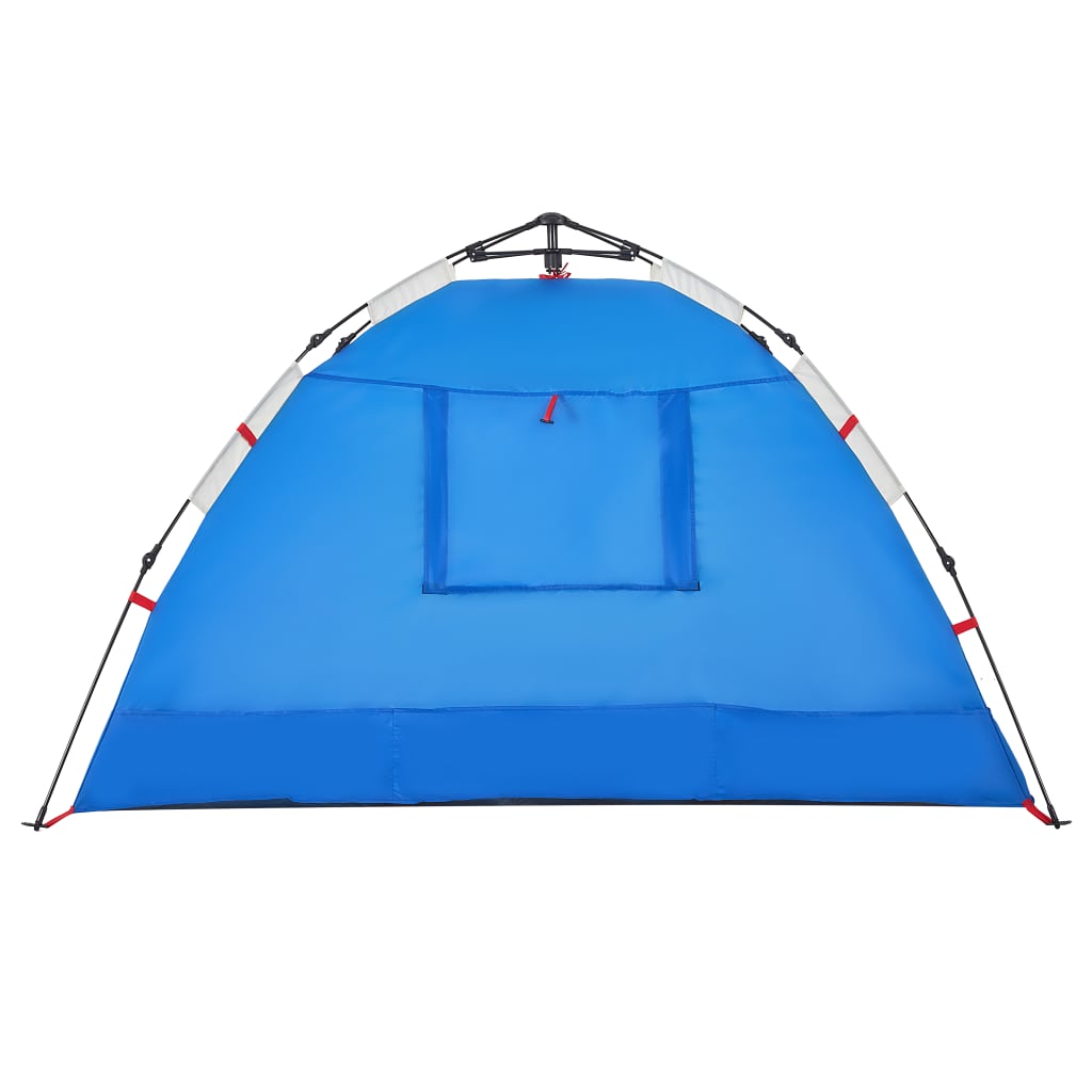 vidaXL Beach Tent 2-Person Azure Blue Quick Release Waterproof