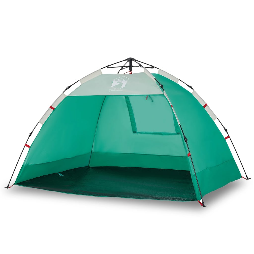 vidaXL Beach Tent 2-Person Sea Green Quick Release Waterproof