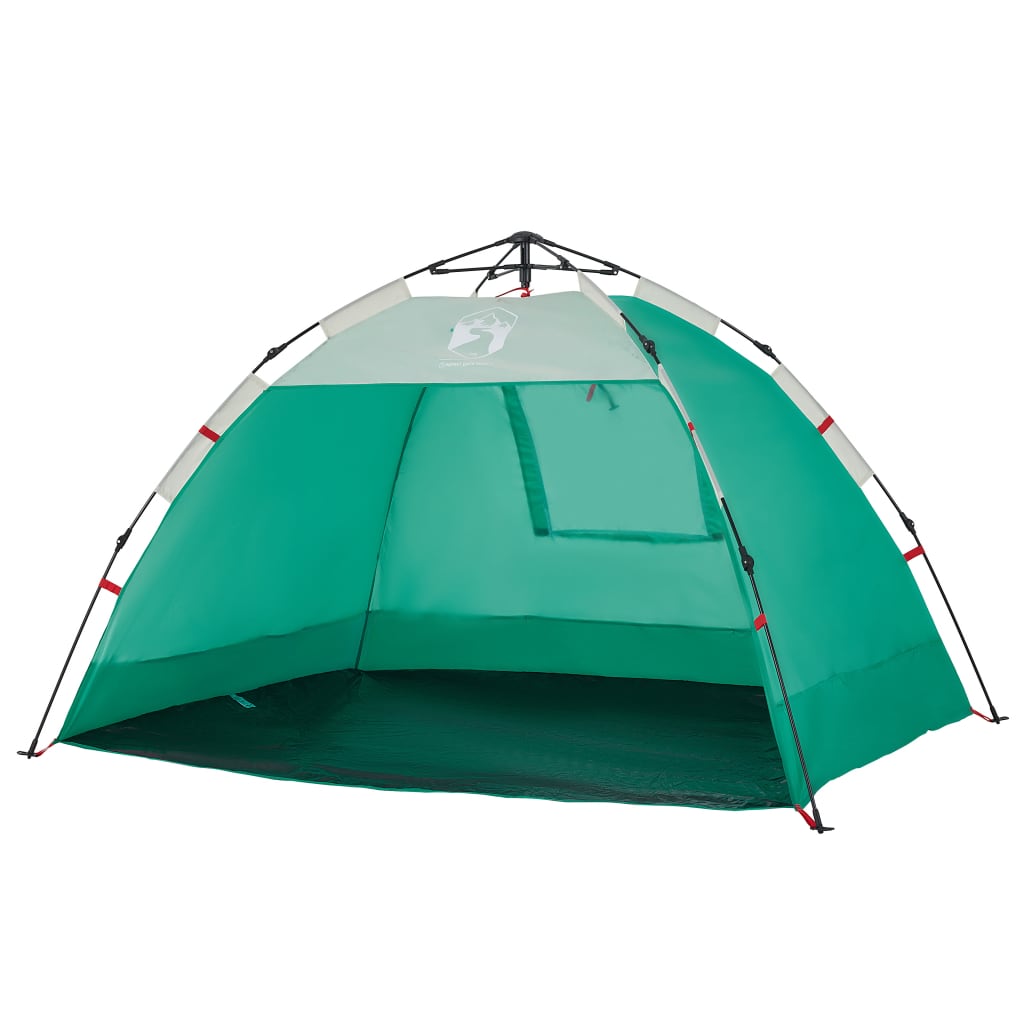 vidaXL Beach Tent 2-Person Sea Green Quick Release Waterproof