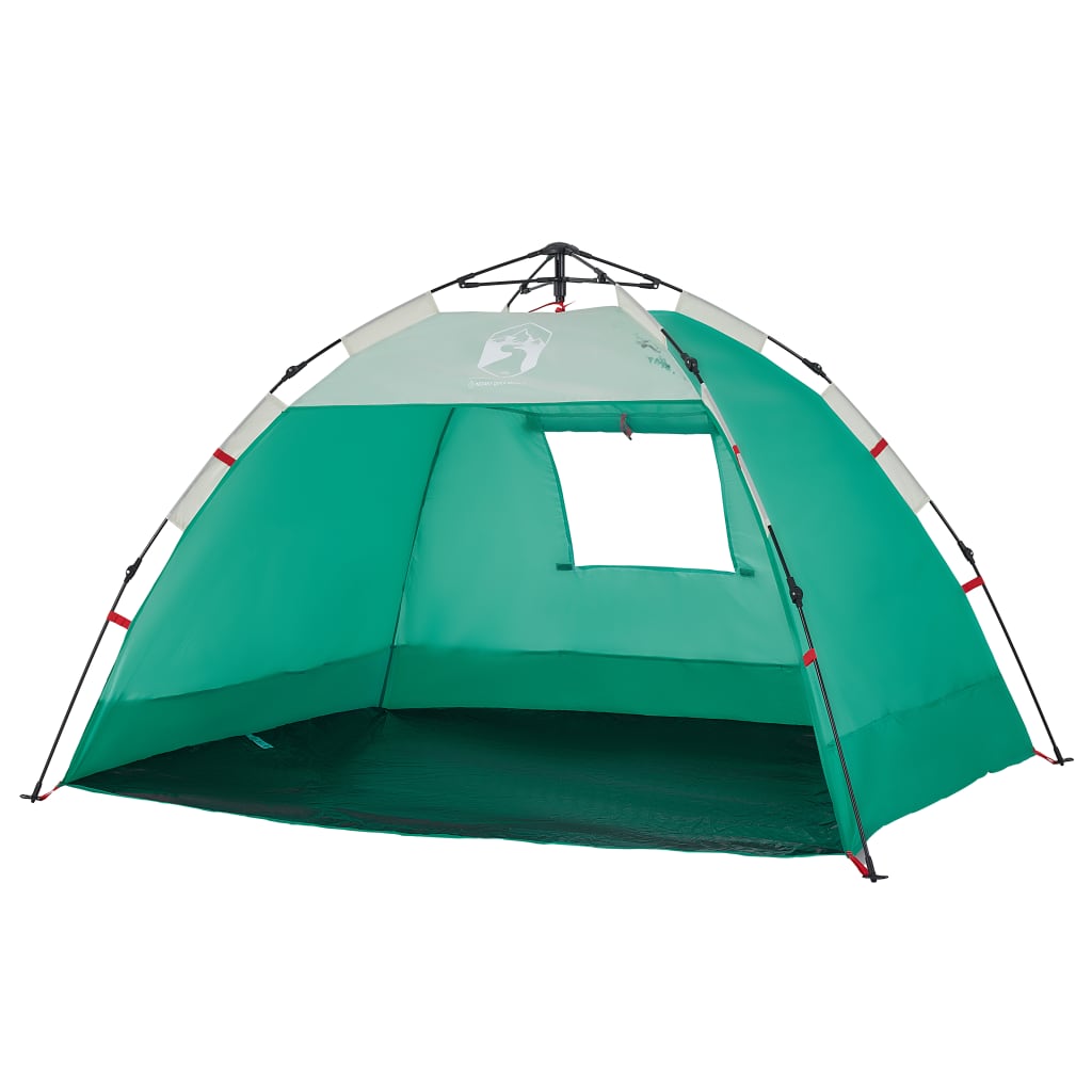 vidaXL Beach Tent 2-Person Sea Green Quick Release Waterproof