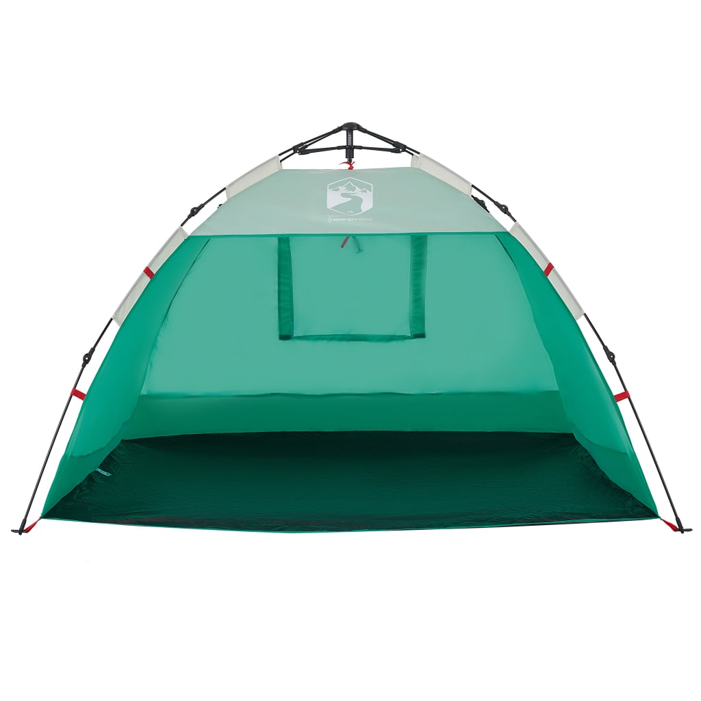 vidaXL Beach Tent 2-Person Sea Green Quick Release Waterproof