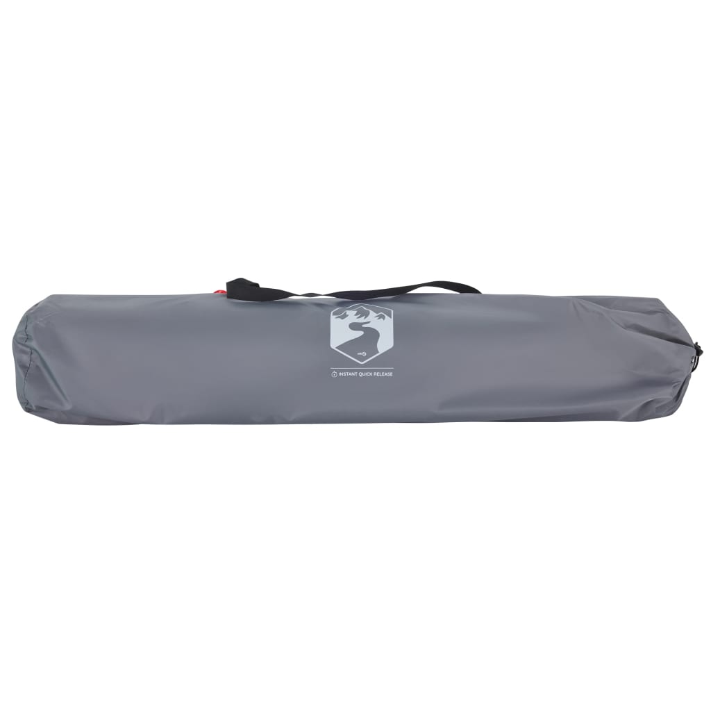 vidaXL Beach Tent 2-Person Grey Quick Release Waterproof