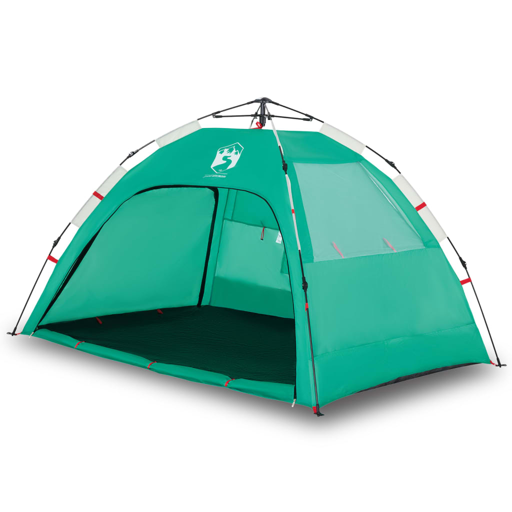 vidaXL Beach Tent 2-Person Sea Green Quick Release Waterproof