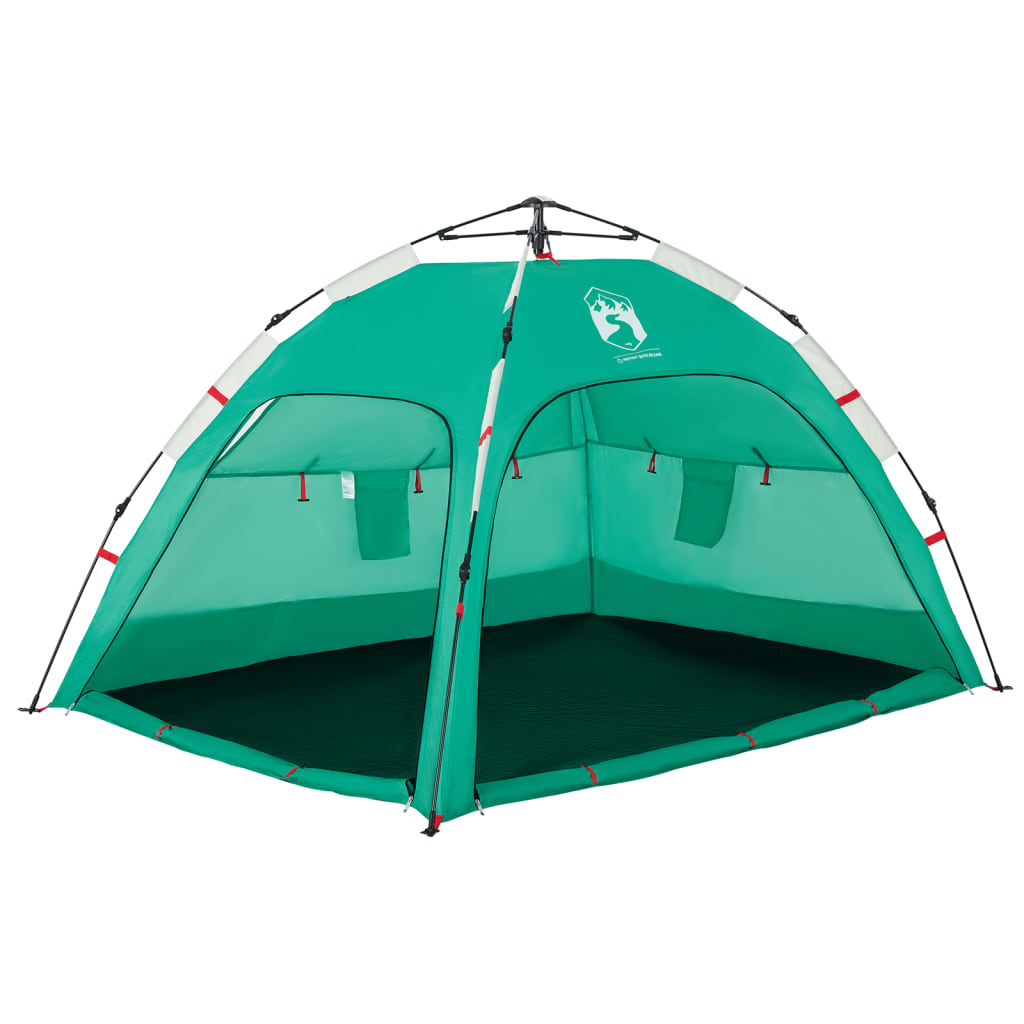 vidaXL Beach Tent 2-Person Sea Green Quick Release Waterproof