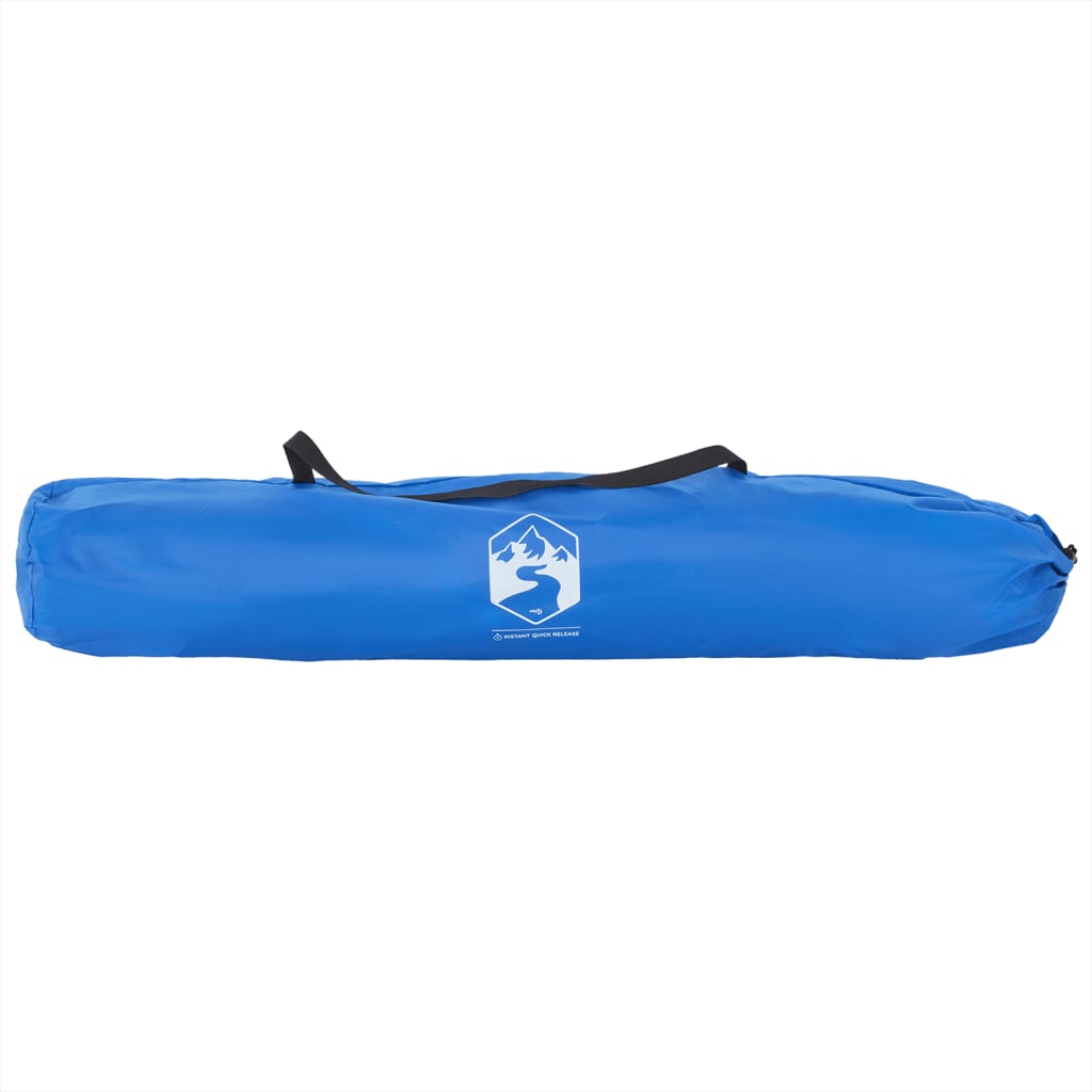 vidaXL Beach Tent 3-Person Azure Blue Quick Release Waterproof