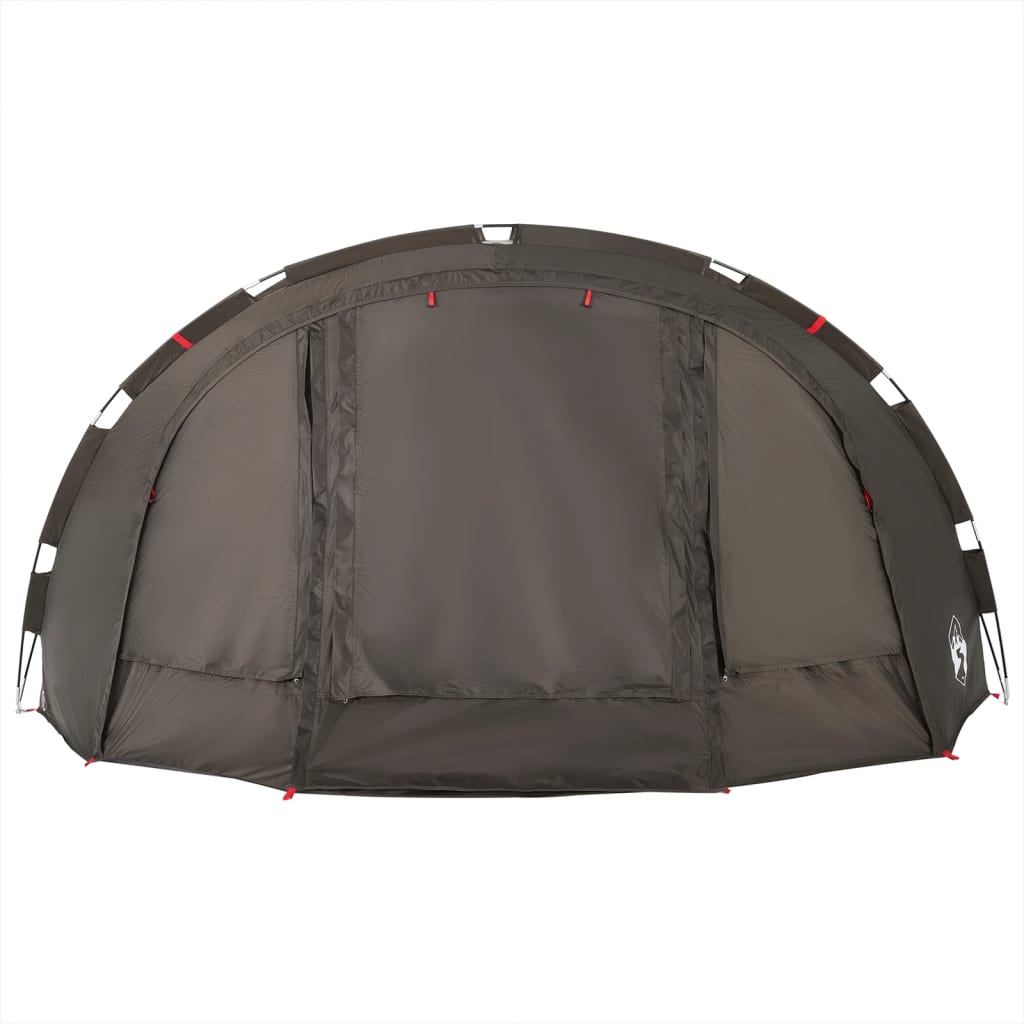 vidaXL Fishing Tent 4-Person Brown Waterproof