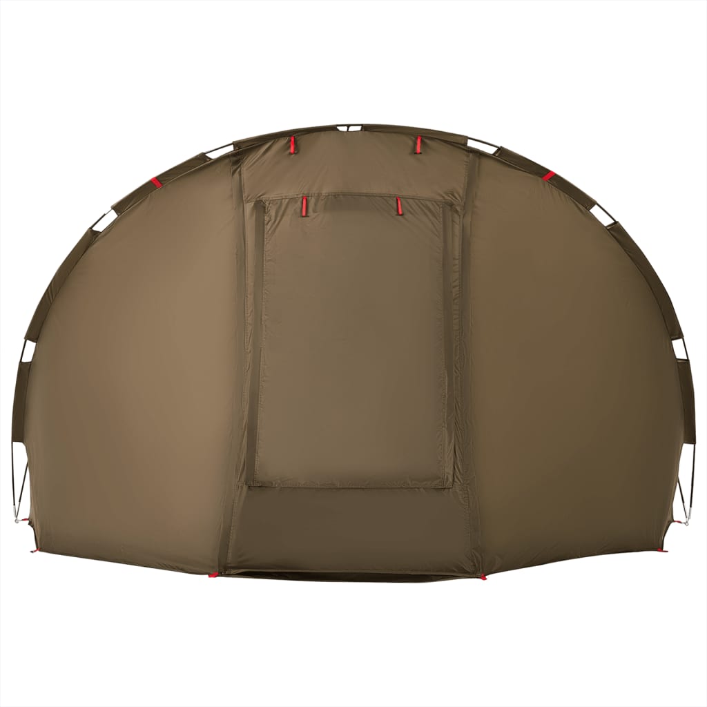 vidaXL Fishing Tent 5-Person Olive Green Waterproof