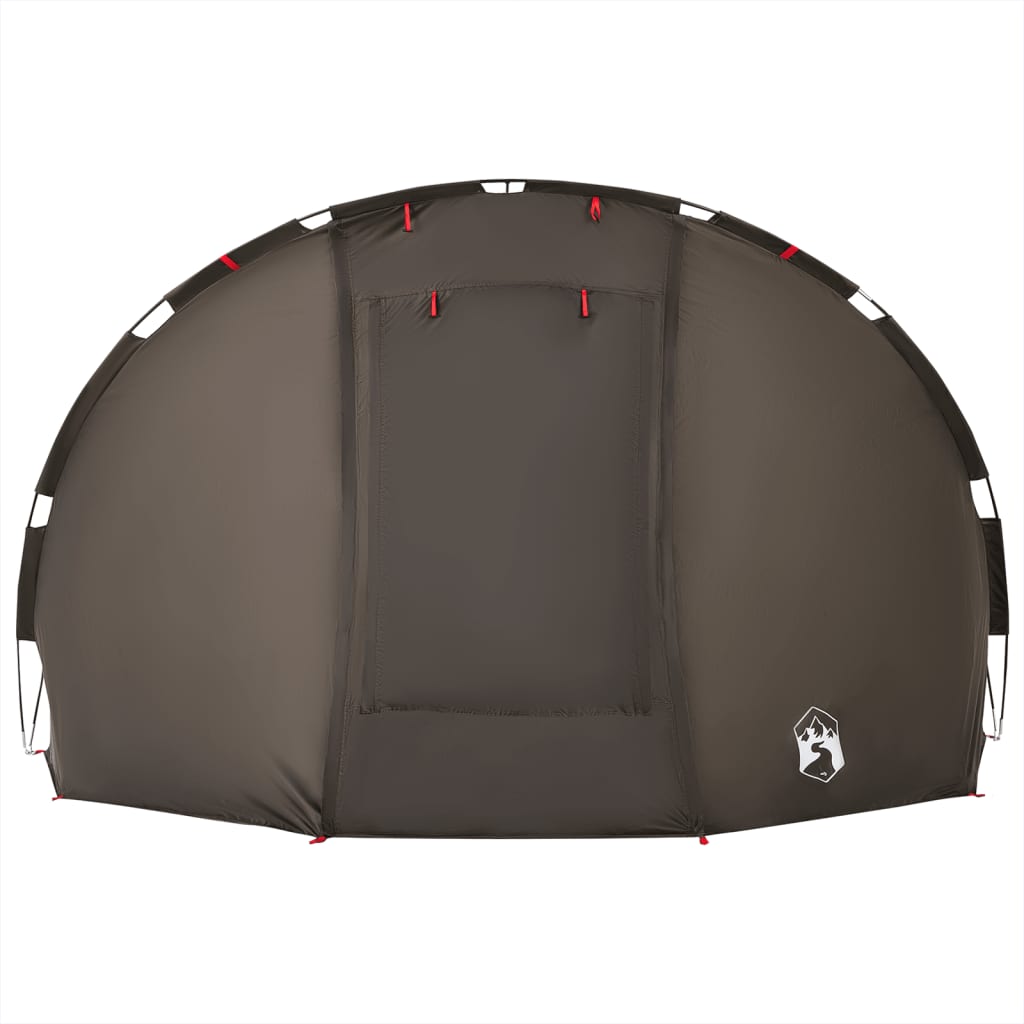 vidaXL Fishing Tent 5-Person Brown Waterproof