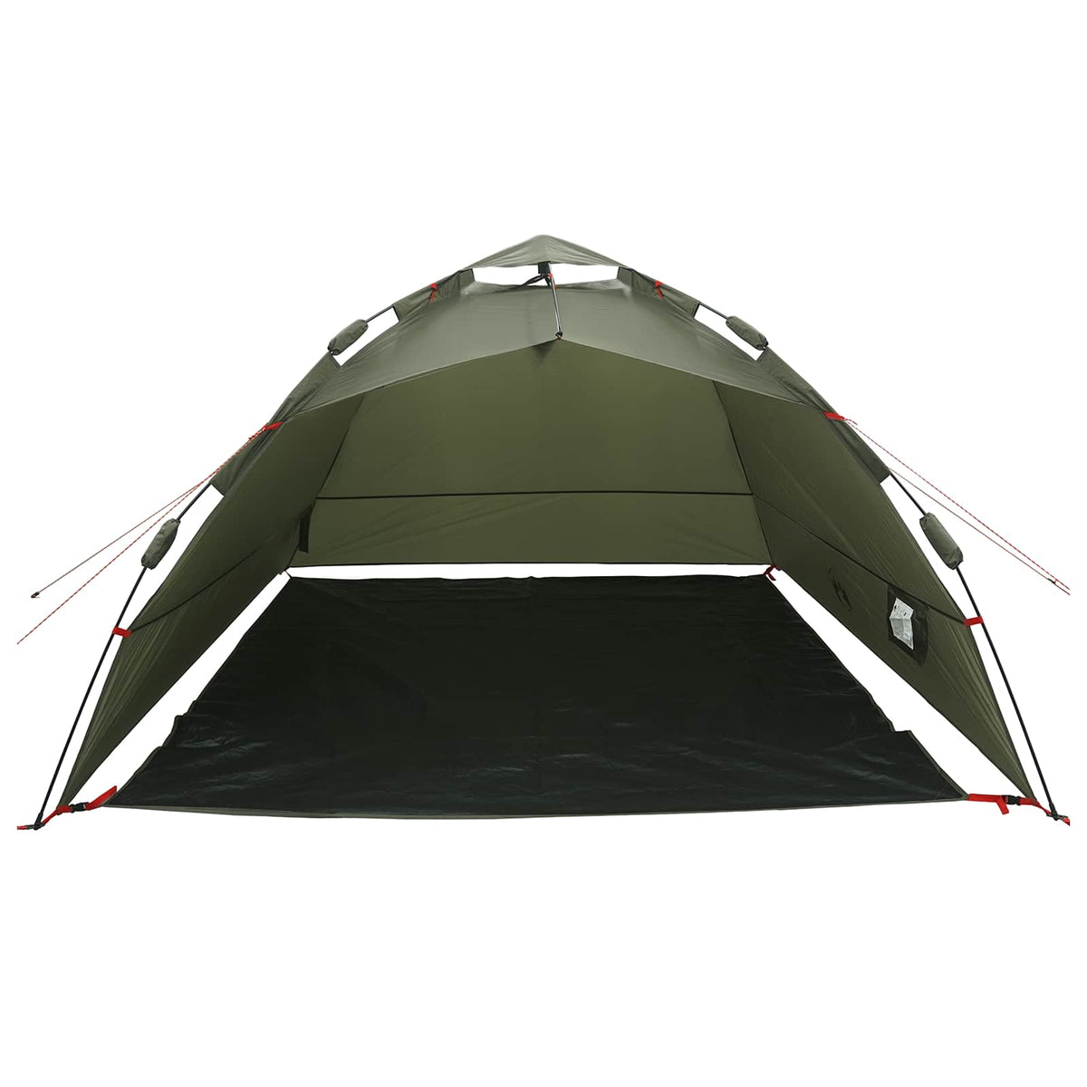 Fishing Tent 4-Person Olive Green Quick Release