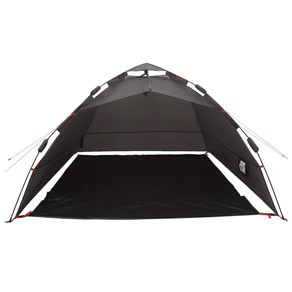 Fishing Tent 4-Person Brown Quick Release