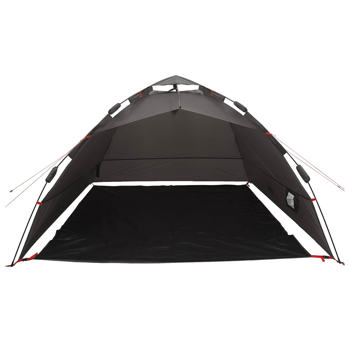 Fishing Tent 4-Person Brown Quick Release