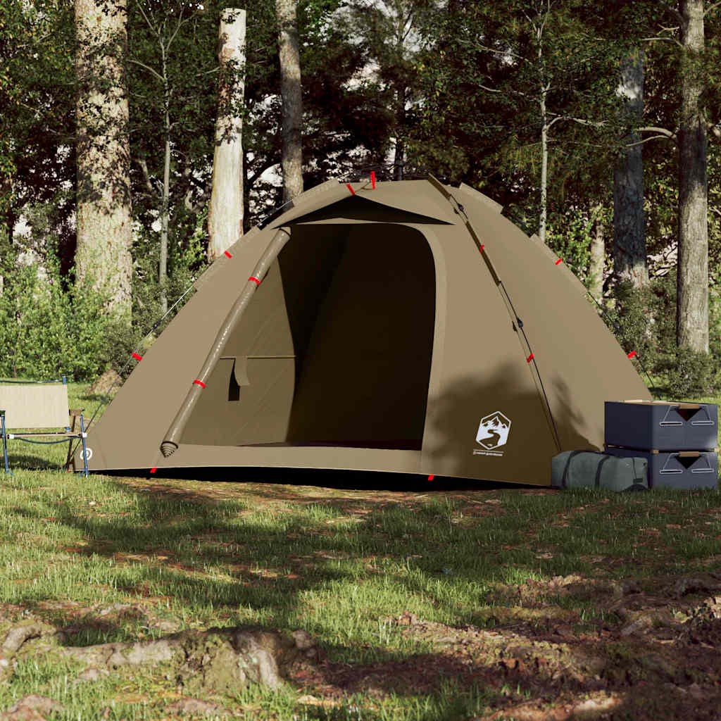 Fishing Tent 4-Person Olive Green Quick Release