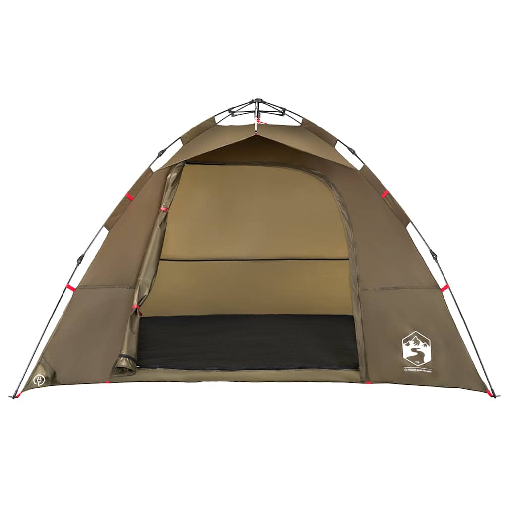 Fishing Tent 4-Person Olive Green Quick Release