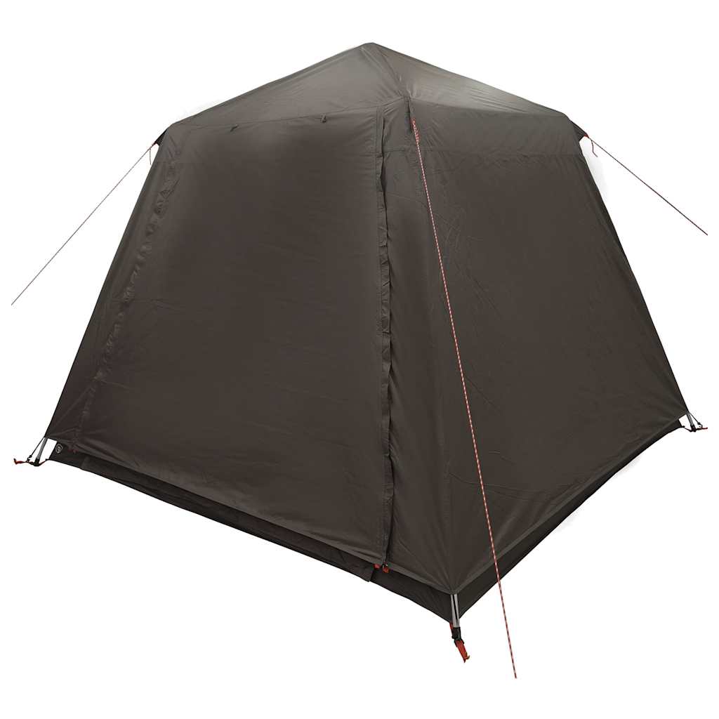 Fishing Tent 4-Person Brown Quick Release