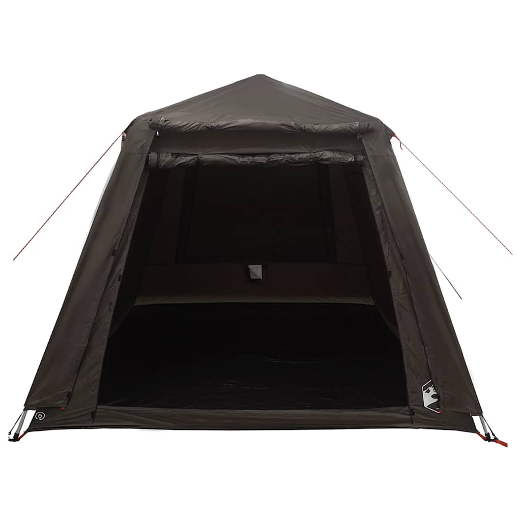 Fishing Tent 4-Person Brown Quick Release