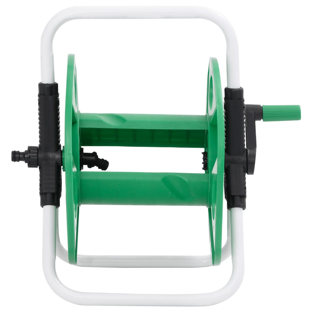 vidaXL Free Standing Green Hose Reel for 45 m 1/2" Hose Steel