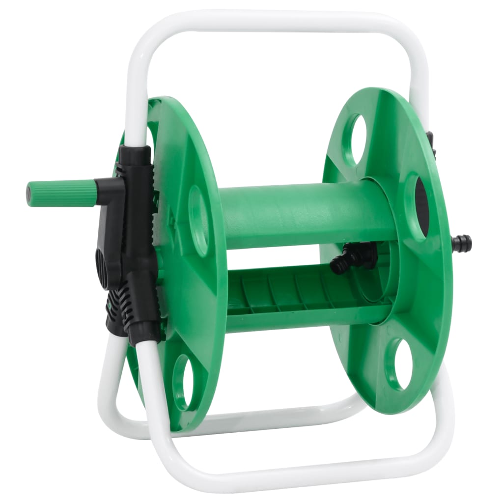 vidaXL Free Standing Green Hose Reel for 45 m 1/2" Hose Steel