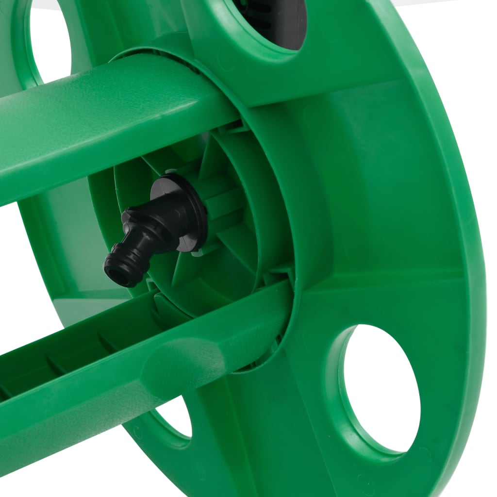 vidaXL Free Standing Green Hose Reel for 45 m 1/2" Hose Steel