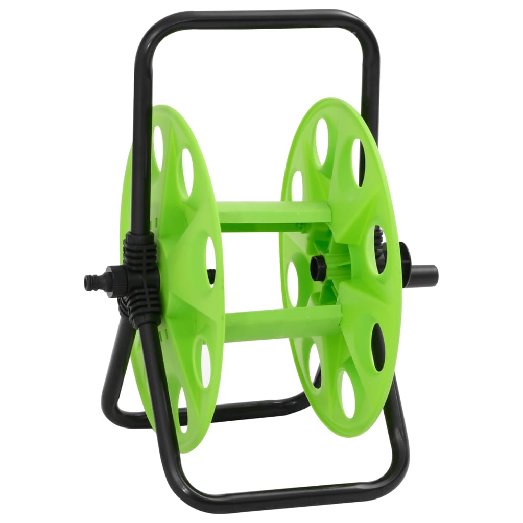 vidaXL Free Standing Green Hose Reel for 45 m 1/2" Hose Steel