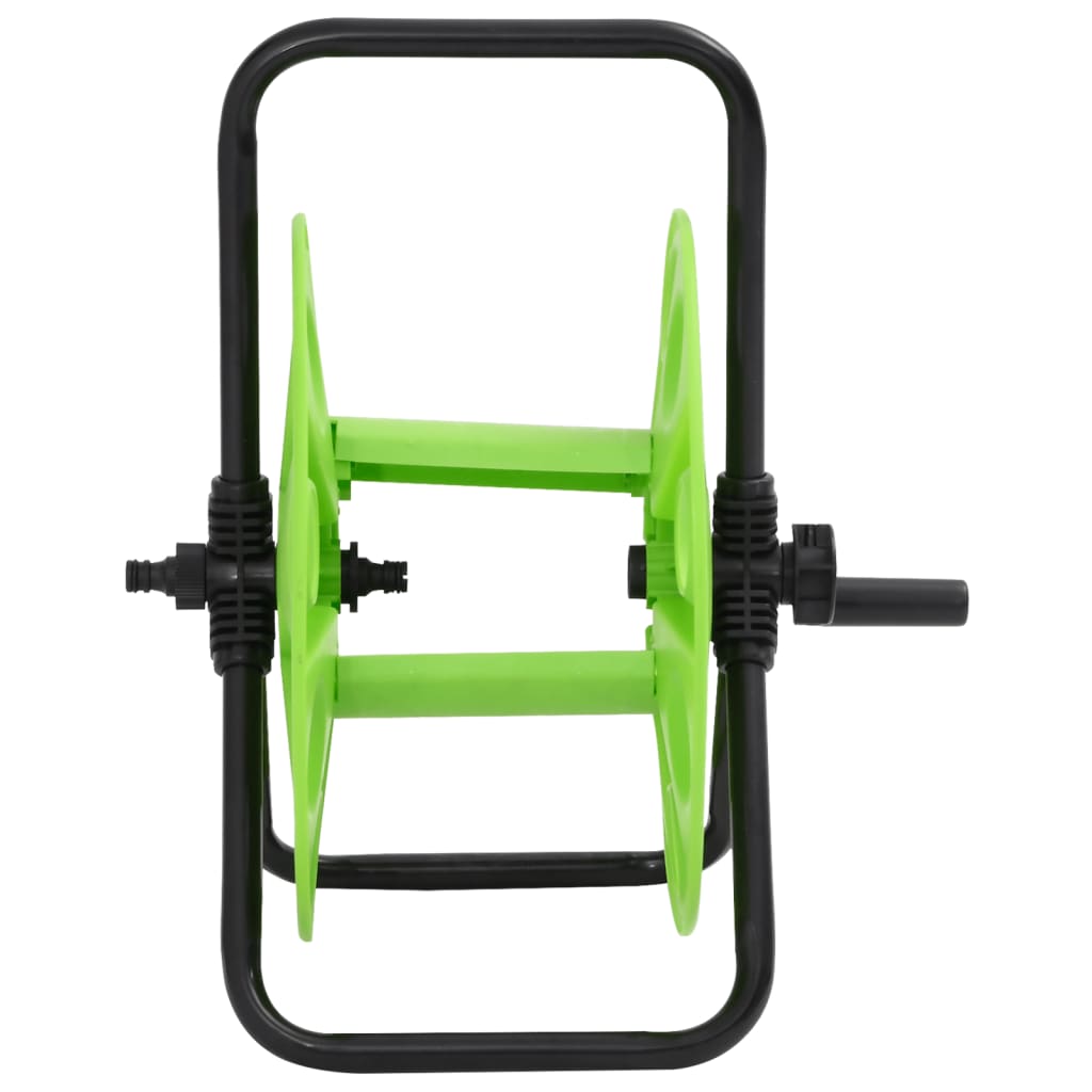 vidaXL Free Standing Green Hose Reel for 45 m 1/2" Hose Steel