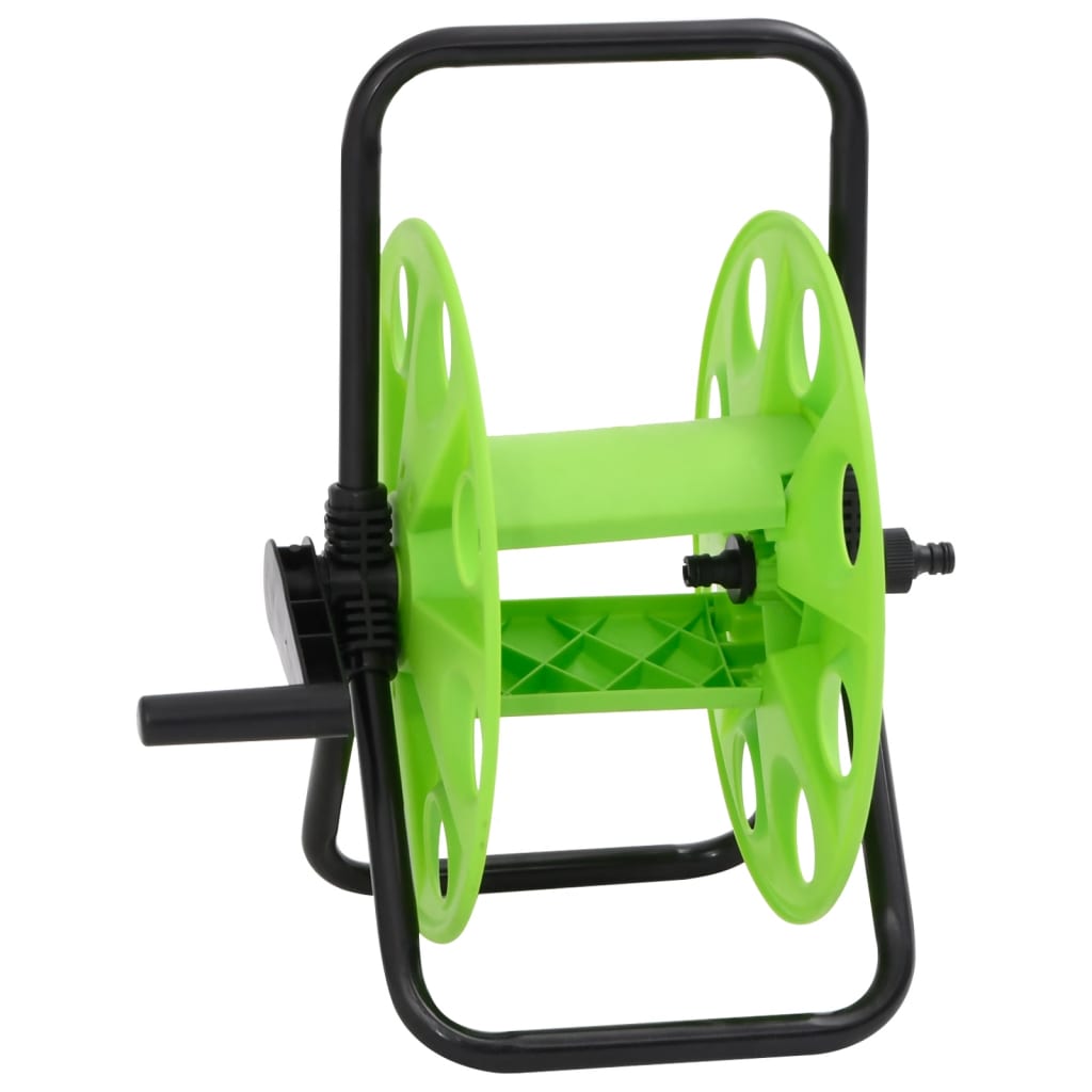 vidaXL Free Standing Green Hose Reel for 45 m 1/2" Hose Steel