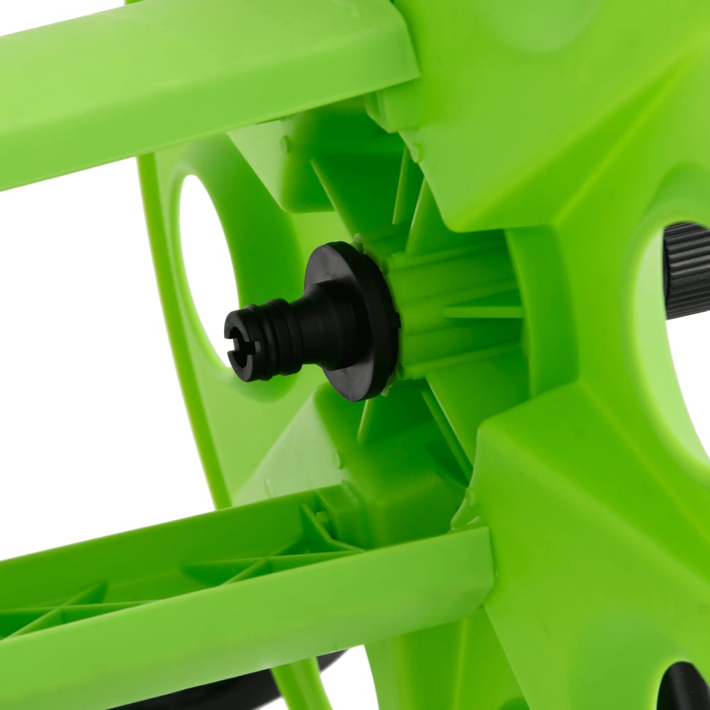 vidaXL Free Standing Green Hose Reel for 45 m 1/2" Hose Steel