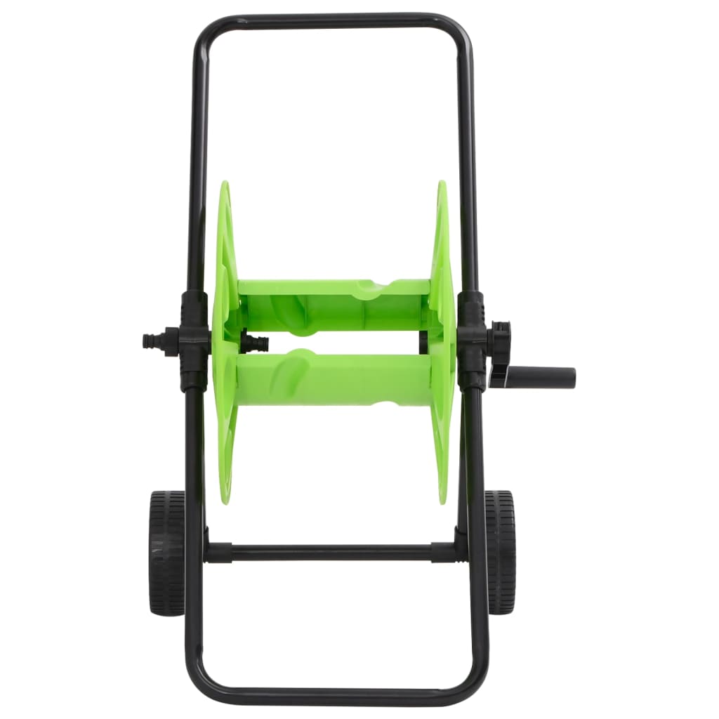 vidaXL Green Hose Reel Cart for 60 m 1/2" Hose Steel