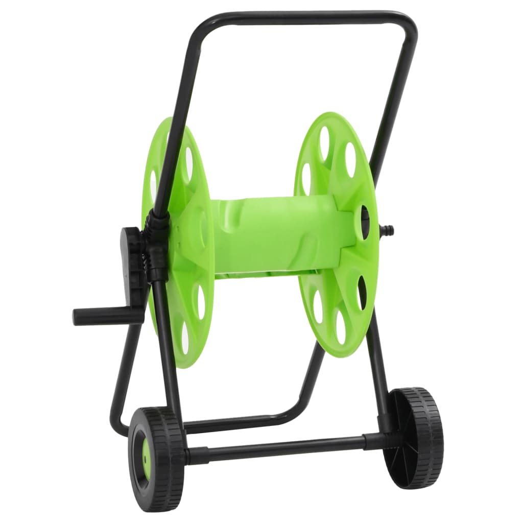 vidaXL Green Hose Reel Cart for 60 m 1/2" Hose Steel