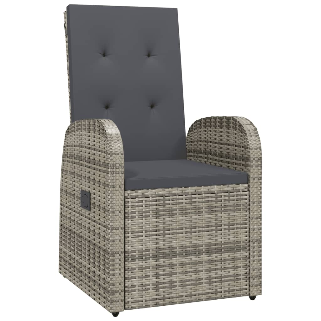 Garden Dining Set | Grey, Dark grey