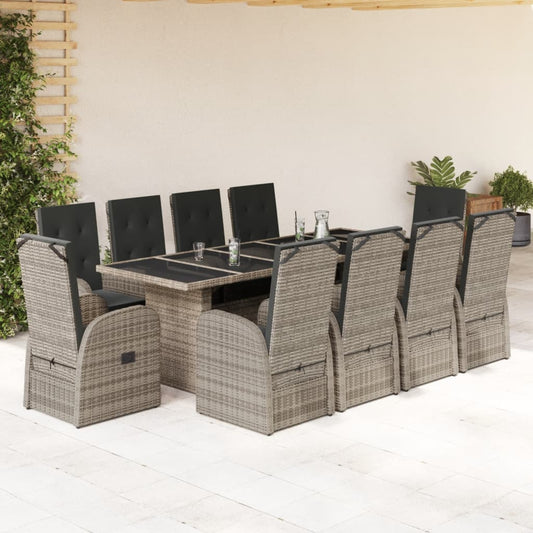 Garden Dining Set | Grey, Dark grey