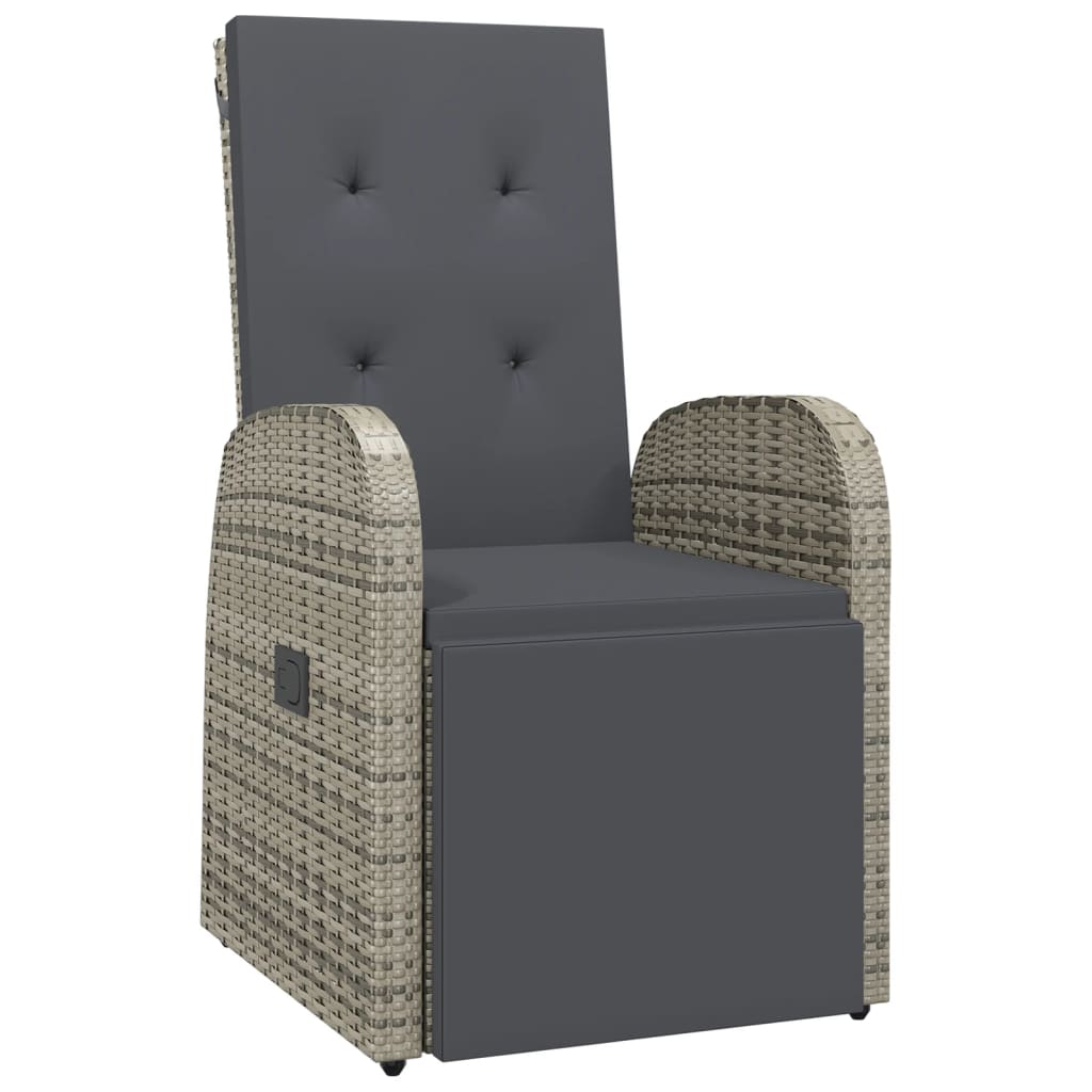 Garden Dining Set | Grey, Dark Grey