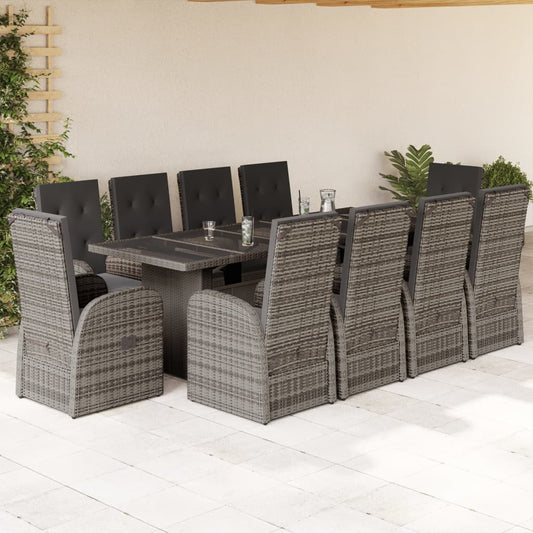 Garden Dining Set | Grey, Dark Grey