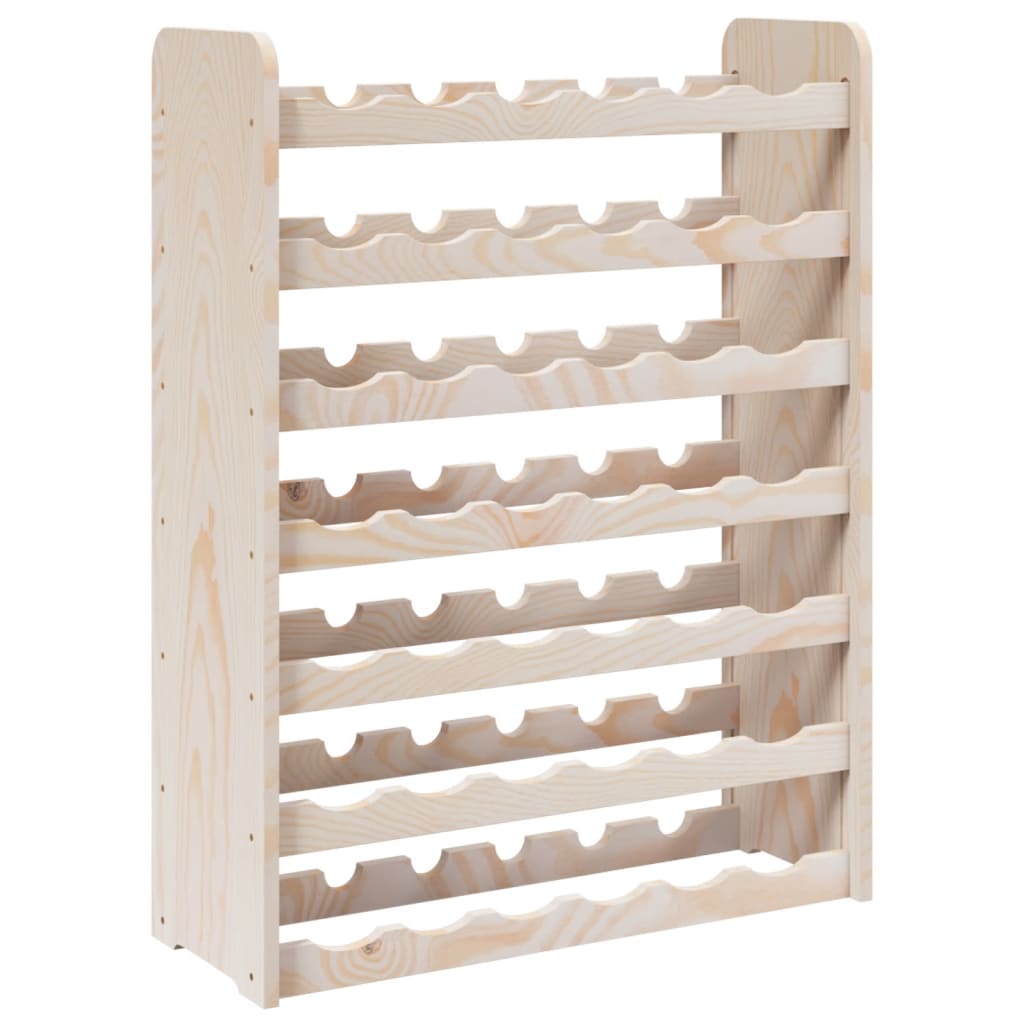 vidaXL Wine Rack 67.5x25x87 cm Solid Wood Pine