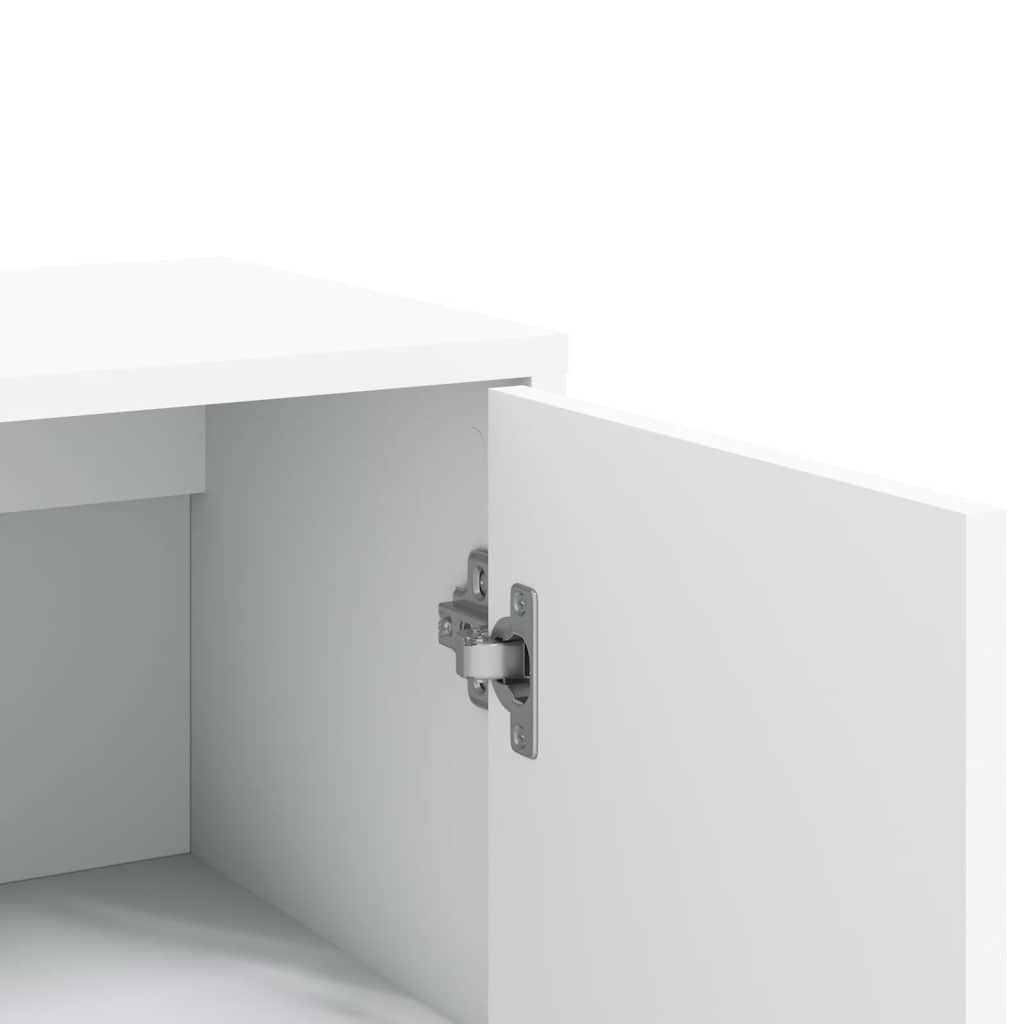 Sideboards 2 pcs White 60x31x84 cm Engineered Wood