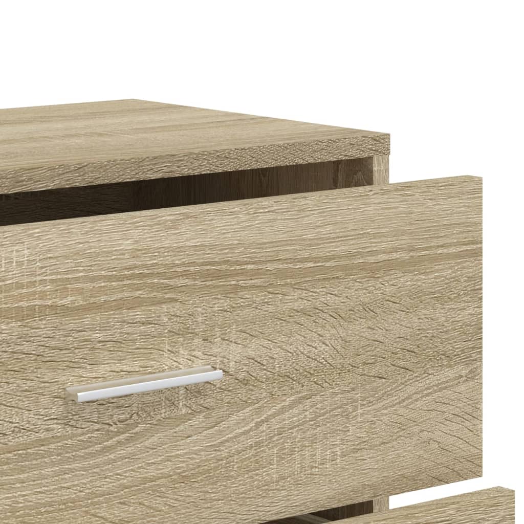 Sideboards 3 pcs Sonoma Oak 60x31x84 cm Engineered Wood