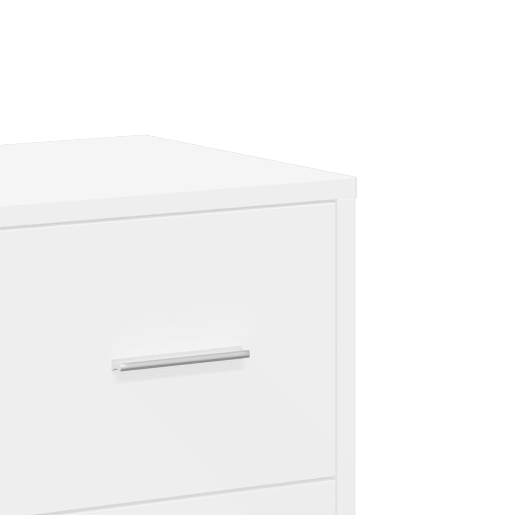 vidaXL Sideboards 2 pcs White 60x31x84 cm Engineered Wood